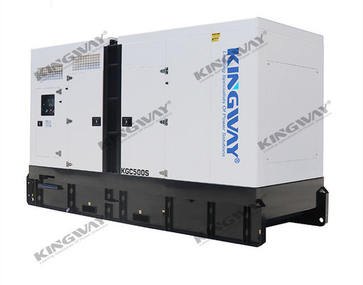 CE 60HZ 1800RPM سه فاز قدرت 438KVA 350KW ژنراتور دیزل ضد صدا با برای هتل و خانه