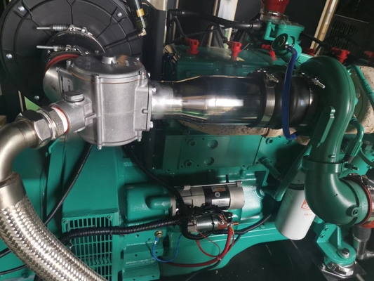 250KVA گاز طبیعی کامینز 200kw ژنراتور بی صدا برای پمپ حرارتی گاز کولر گازی