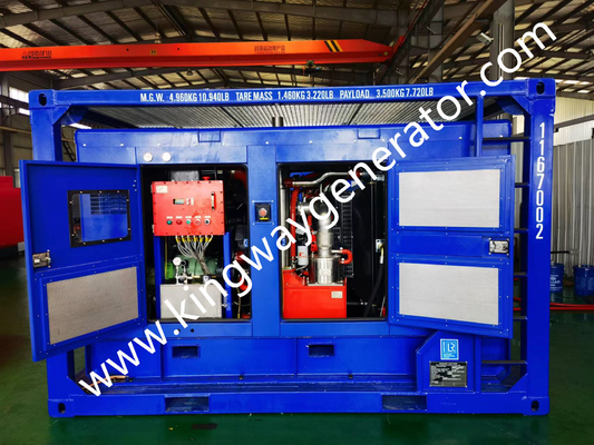 DNV 2.7-1 ATEX Zone 2 Cummins موتور دیزل کمپرسور هوا ضد انفجار 375CFM