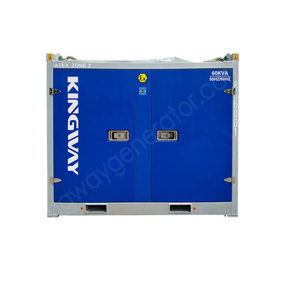 ژنراتور دریایی ضد انفجار 100kVA با موتور، ATEX Zone 2 & DNV 2.7-1 مطابق