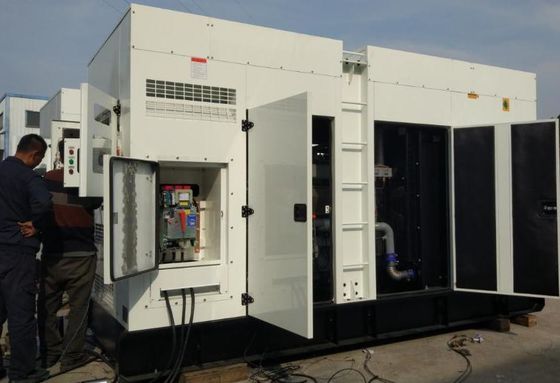 دستگاه ژنراتور دیزل ضد صدا موتور CE ISO DNV گواهینامه دیزل Genset Slient