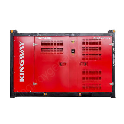 ATEX منطقه II 25kva/20kw ژنراتور دیزل سه فاز با DNV 2.7-1 فریم اسکید منطقه 2 ژنراتور دیزل ضد آب