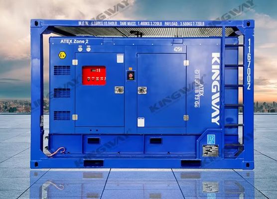 3phase DNVGL 2.7-1 skid frame ATEX گواهینامه 260 CFM 425CFM کمپرسور هوا ضد انفجار پلتفرم دریایی