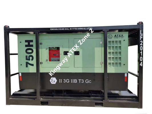 60kva 400v 50hz 3 فاز 4 سیم موتور دیزل ضد انفجار گواهینامه ATEX منطقه 2 ژنراتور dnv نامی برای دریایی