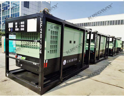 60kva 400v 50hz 3 فاز 4 سیم موتور دیزل ضد انفجار گواهینامه ATEX منطقه 2 ژنراتور dnv نامی برای دریایی