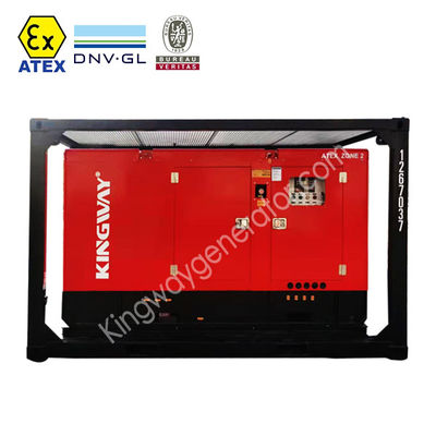 ژنراتور دریایی 80KVA سنگین ATEX منطقه 2 نصب شده در DNV 2.7-1 Skid