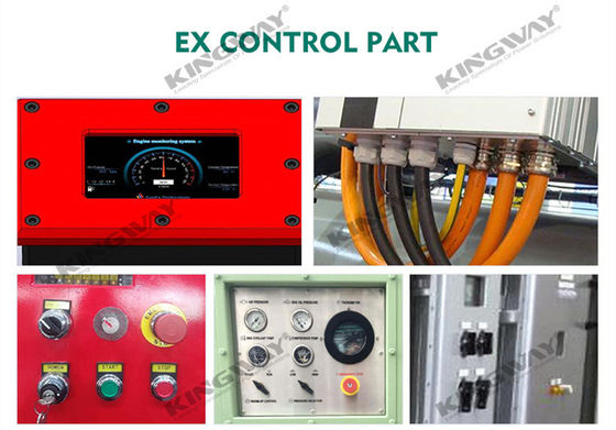 عرضه 400v 50hz 3 فاز 4 سیم 300kva موتور دیزل ex-ثابت ATEX منطقه 2 درجه dnvooffshore ژنراتور