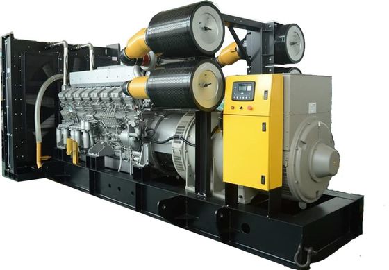 صنعت آمادگی اضطراری پایدار ژنراتور گاز 1mw ژنراتور مصرف سوخت کم مجموعه 1000kw 1100kw 1250kva تولید
