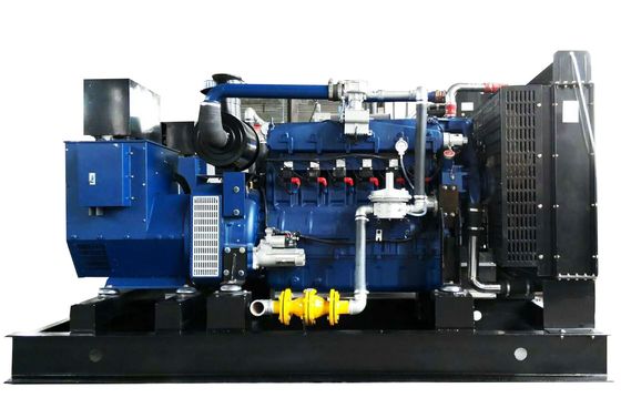 بنای خاموش 1000kw 400v 50hz 3 فاز 4 سیم گاز طبیعی 1250kva ژنراتور موتور گاز
