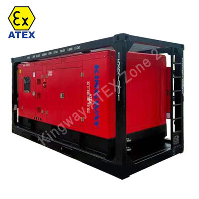 گواهینامه ATEX 3 فاز DNVGL 2.7-1 فریم اسکید 400kva منطقه2 سیستم ژنراتور دیزل ضد انفجار