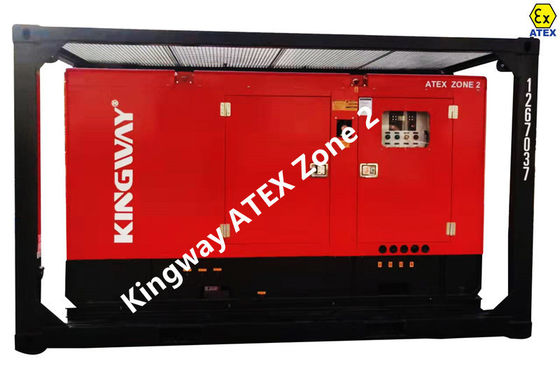 Rigsafe Proof Explosion Atex Zone I Zone II ژنراتور دیزل برای صنعت معدن پلتفرم دریایی با فریم بلند DVN