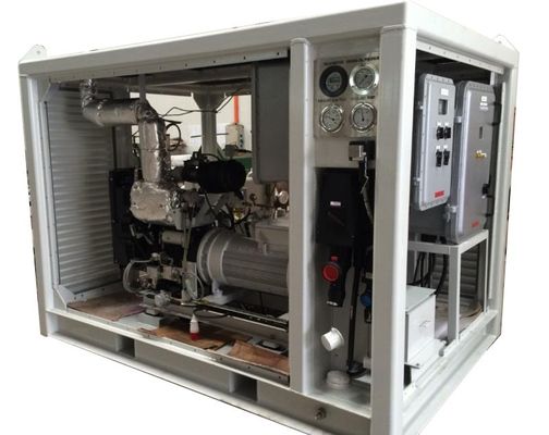 60 kVA ATEX منطقه 2 IIB دمای T3 ژنراتور دیزل آلترناتور IP55 ضد انفجار با DNV 2.7-1 کانتینر خارج از کشور