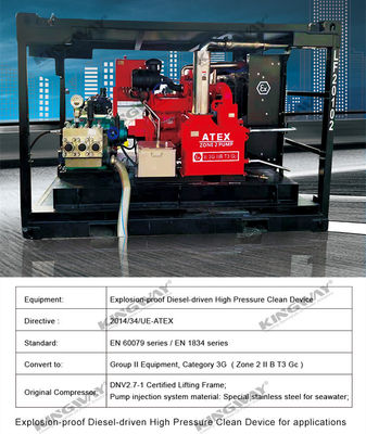 تجهیزات ژنراتور دریایی برای صنعت نفت و گاز، منطقه خطرناکی 2 - 45KVA