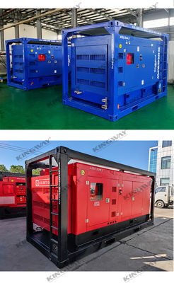 ژنراتور دیزل خاموش 20KVA منطقه II ضد انفجار نصب شده در DNV 2.7-1 برای زمینه های نفت و گاز دریایی