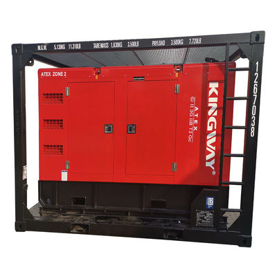 گواهینامه ATEX 3phase 200kw 250kva zone2 مجموعه ژنراتور دیزل ضد انفجار DNVGL 2.7-1 موتور سرویس پلت فرم اسکید فریم