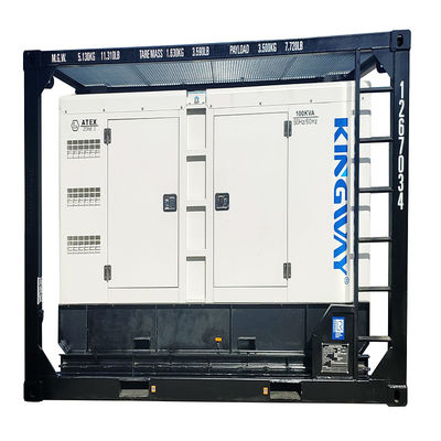 گواهینامه ATEX 3phase 200kw 250kva zone2 مجموعه ژنراتور دیزل ضد انفجار DNVGL 2.7-1 موتور سرویس پلت فرم اسکید فریم