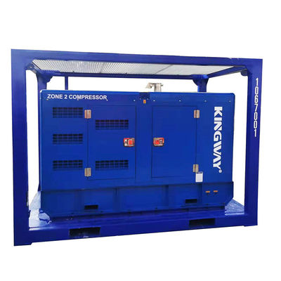 گواهینامه ATEX 3phase 200kw 250kva zone2 مجموعه ژنراتور دیزل ضد انفجار DNVGL 2.7-1 موتور سرویس پلت فرم اسکید فریم