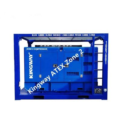 گواهینامه ATEX3phase DNVGL 2.7-1 اسکید فریم 120kw 150kva ژنراتور پلتفرم ساحلی منطقه 2