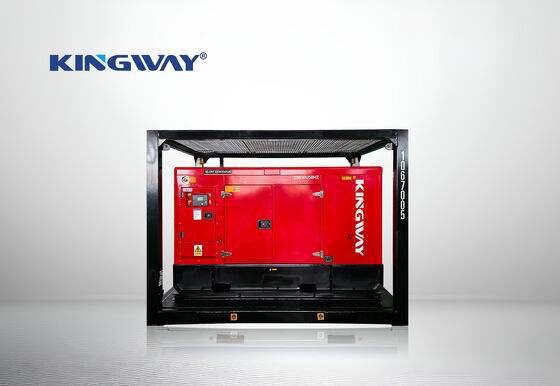 200kW ATEX منطقه 2 Ex-Proof سیستم ژنراتور دیزل (T3) ، نصب شده در DNV 2.7-1 گواهینامه فریم تصادف بلند کردن دریایی