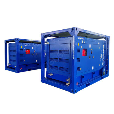 185CFM 6.9Bar ATEX منطقه 2 ضد انفجار موتور دیزل کمپرسور هوا با فریم بلند DNV2.7-1