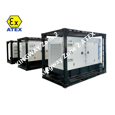 مجموعه دیزل ژنراتور بی صدا تجهیزات استانداردهای DNV 60KVA ATEX Zone 2