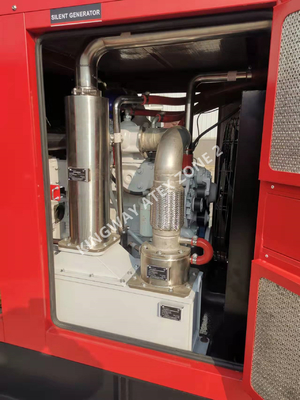 حفاظت IP55 قاب بالابر یکپارچه ژنراتور 100KVA دیزلی ATEX Zone 2 