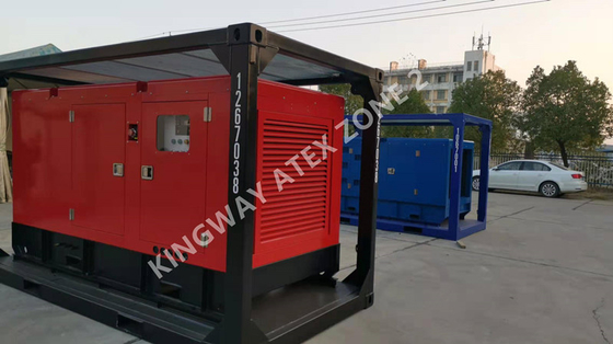 مجموعه دیزل ژنراتور بی صدا تجهیزات استانداردهای DNV 60KVA ATEX Zone 2