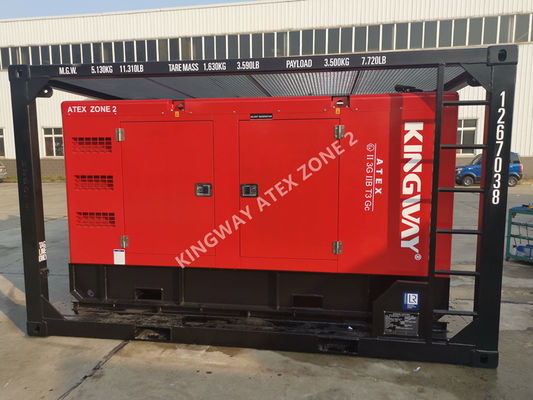 150KVA ATEX منطقه 2 T3 ژنراتور ضد انفجار دیزل DNV فریم بلند