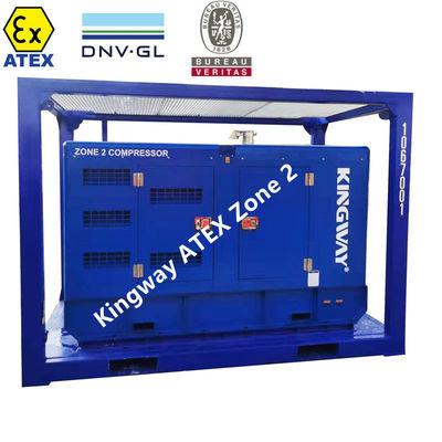 Kingway ATEX منطقه 2 کمپرسور هوا Sullair 186CFM 100Psi برای میدان های نفت و گاز دریایی