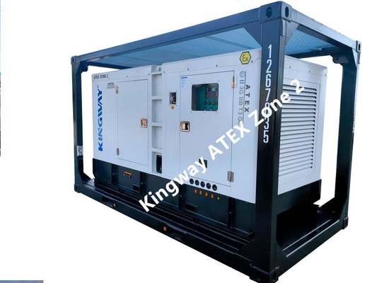 مجموعه دیزل ژنراتور بی صدا تجهیزات استانداردهای DNV 60KVA ATEX Zone 2