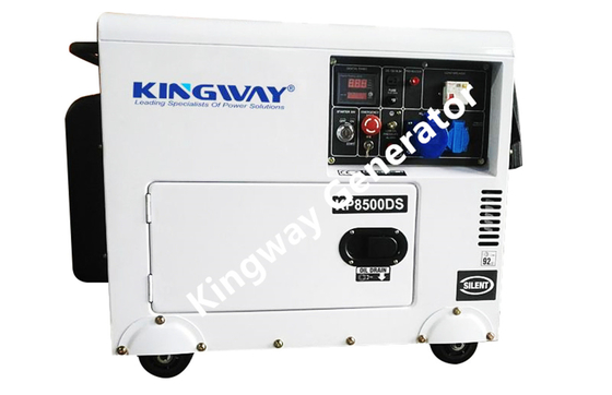 مجموعه ژنراتور قابل حمل دیزلی بی صدا 3 فاز 50 هرتز 1500 دور در دقیقه آب خنک کننده 8KVA 12Hp