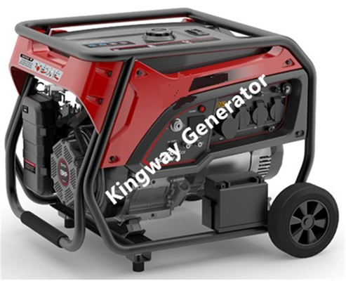 نارنجی رنگ قابل حمل ژنراتور ژنراتور بی صدا 8KVA 12Hp