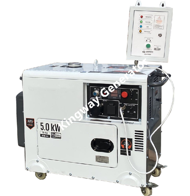 نارنجی رنگ قابل حمل ژنراتور ژنراتور بی صدا 8KVA 12Hp