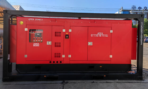ژنراتور دیزل ضد انفجار کانتینری 1000KVA Kingway ATEX Zone 2 با سیستم نظارت از راه دور
